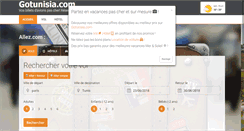Desktop Screenshot of gotunisia.com