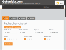 Tablet Screenshot of gotunisia.com